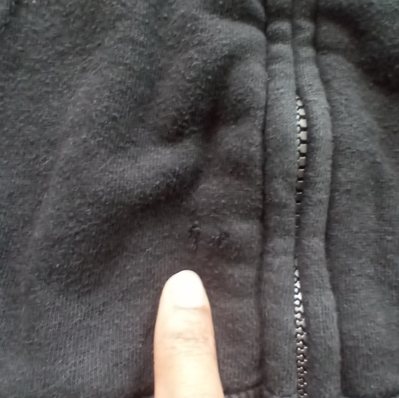 Timberland Boy's, Approx. Size Medium, Zip Up, Shepra Lined Hoodie, Black - Picture 8 of 11